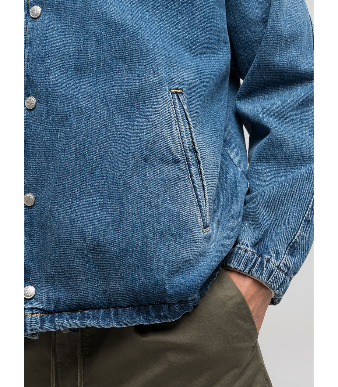 9Z1 ECO PLUS ミッドデニムコーチングジャケット 詳細画像 ブルー 8